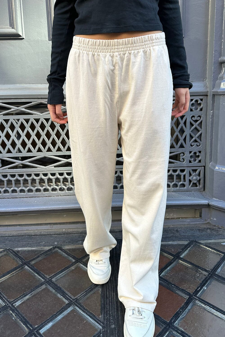 Anastasia Sweatpants |  Ivory / S/M